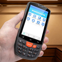 PDA industriel Wi-Fi 4G pour ordinateur mobile, conception à boutons Android, scanner portable robuste pour la gestion des stocks