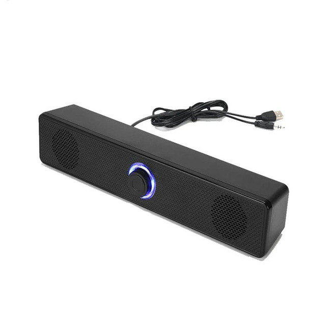 Soundbar Computer PC TV Laptop Desktop Wired Wireless Speaker Sound Box Bar Music Portable Caixa De Som Audio System