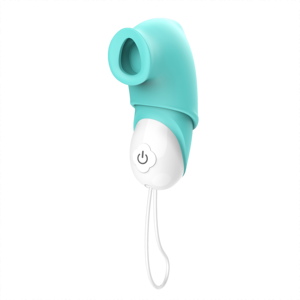 Masajeador Íntimo de Silicona Azul Zafiro Brillante con Succión y Vibración, Boquilla Suave y Flexible para un Placer Profundo, Rítmico e Intenso - Product Image 6