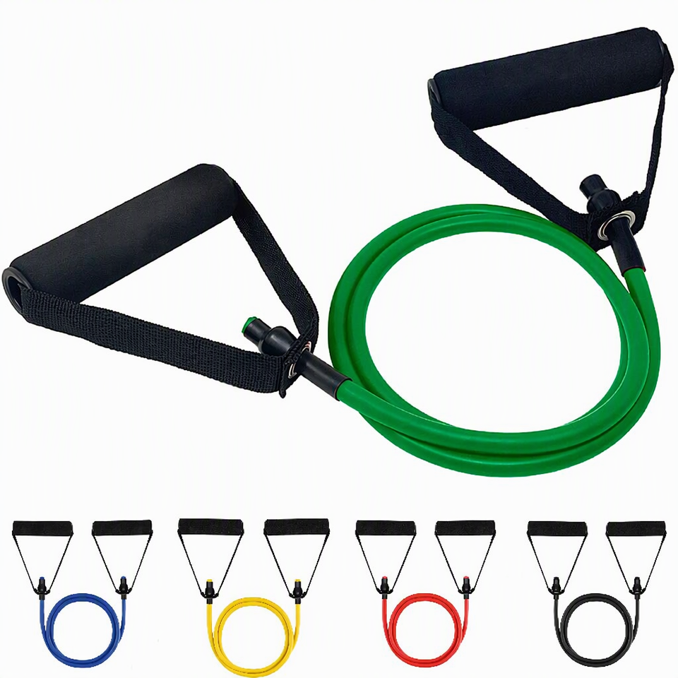 Bungee Ropes Exercise Latex Resistance Bands Elastic Pull Rope Shoulder Opening Back Shaping ...