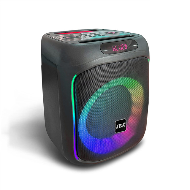 8 Inches Super Bass Party Trolley Speaker High Battery Capacity with Microphones Remote Control