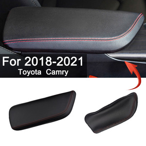 Funda de cuero para reposabrazos para Toyota Camry 2018-2021, almohadilla protectora para caja de almacenamiento de consola central - Product Image 1