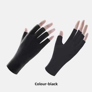 Gants de protection pour les ongles <span class=keywords><strong>anti</strong></span>-UV et <span class=keywords><strong>anti</strong></span>-<span class=keywords><strong>bronzage</strong></span> à séchage rapide, demi-doigts, pour les soins des ongles - Product Image 4