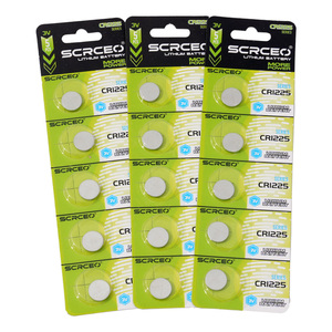 แบตเตอรี่ลิเธียมแบบเหรียญ 3V CR1225 50mah เซลล์หลัก สำหรับอุปกรณ์อิเล็กทรอนิกส์ ของเล่น เครื่องใช้ไฟฟ้าในบ้าน ได้รับการรับรอง MSDS - Product Image 1