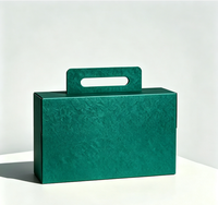 Boîte cadeau rigide de luxe en papier kraft personnalisé avec fermeture magnétique pour chocolat, bonbons, en-cas, emballage réutilisable, design pliable, quatre couleurs