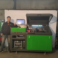 Cr708 común carril diesel Bomba de inyector de combustible, banco de pruebas de CRS960 inyector de control de computadora de prueba de la bomba de pie