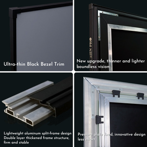 Laser <span class=keywords><strong>TV</strong></span> màn hình máy chiếu 120 inch môi trường xung quanh ánh sáng từ chối alr màn hình chiếu cho siêu ngắn ném, cố định khung màn hình - Product Image 5