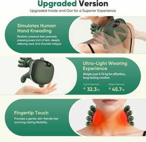 Nuevo Masajeador Shiatsu para Cuello y Hombros 2025 con Función de Relajación por Calor y Amasamiento de Tejido Profundo, 2 Modos, Batería de 2000 mAh - Product Image 5