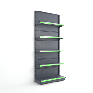 עיצוב פשוט בית מרקחת חנות תצוגה מדפים/מיני מתלה עם גיבוי חורים - Product Image 1