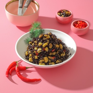 Prix d'usine, vente en gros, salade de légumes <span class=keywords><strong>Hijiki</strong></span> longue durée de conservation, Sargassum Fusiforme, Chuka <span class=keywords><strong>Hijiki</strong></span> surgelé pour la restauration en vrac - Product Image 2