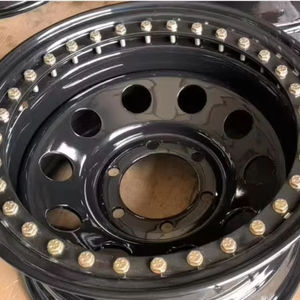 Jantes en acier véritable Deadlock, <span class=keywords><strong>trous</strong></span> en D, style Sunraysia, <span class=keywords><strong>5</strong></span> goujons, roues en acier pour <span class=keywords><strong>remorque</strong></span>, jantes robustes, 16 17 pouces - Product Image 2