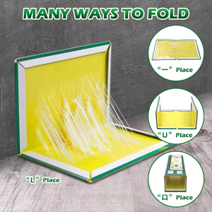 Pièges à souris collants sans poison, inodores, plaques collantes pour rats, sûres pour les animaux domestiques et les enfants, gestion des nuisibles en cuisine et en intérieur - Product Image 2