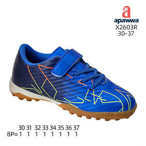 Calzado de Fútbol Apawwa X2603R Azul - Producto Premium para Futbolistas Talla 30-37 - Product Image 3