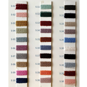 Hilo de Fantasía Sarry Loop 100% Poliéster 21NM/1 Texturizado Bouclé Teñido Ecológico para Tejer Suéteres, Bufandas y Decoración - Product Image 5