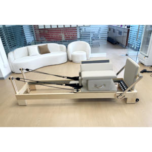 Reformer Pilates en bois d'érable, équipement de fitness pour la maison et le commerce, vente directe d'usine - Product Image 1