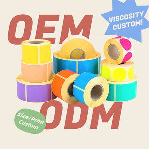 Tùy Chỉnh Màu 60X40Mm Siêu Thị Cân Nặng Quy Mô Nhãn Tự Dính Mã Vạch Dán Vĩnh Viễn Nhiệt Nhãn Nhà Sản Xuất - Product Image 2