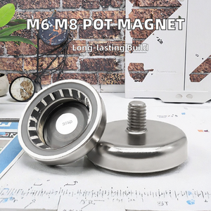 แม่เหล็กนีโอไดเมียม NdFeB แบบถ้วยเกลียวภายนอก M6 M8 แรงดูดสูง วัสดุแม่เหล็กนิกเกิลคุณภาพสูง สำหรับงานอุตสาหกรรม - Product Image 2