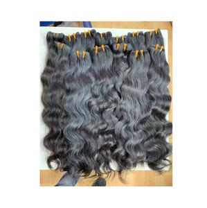 Extensiones de cabello Remy de templo indio crudo ondulado ligero HairX 100g cabello humano suave/brillante resistente a la caída de alta calidad compras en línea - Product Image 4