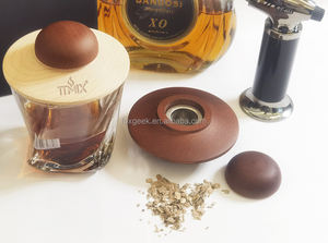 Smoker de Cocktail, Kit avec pistolet à corde, bois, pour fumer le whisky, 4 sortes de puces en bois, <span class=keywords><strong>outil</strong></span> de Bar, pour boire - Product Image 6