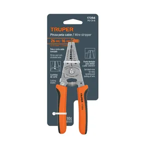 Truper 6 Unitas Wire crimper da 26 a 16 AWG 6 'cavi Pela con Pinza di dimensioni assortite - Product Image 3