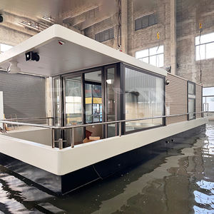 Pequeña Casa Flotante Prefabricada de Aluminio para Pesca Marina, Tipo Cabina Móvil, con Espacio para Dormir - Product Image 1