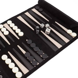 Jeu de backgammon en cuir artisanal de qualité supérieure avec logo personnalisé, plateau respirant et durable pour les jeux d'échecs - Product Image 6