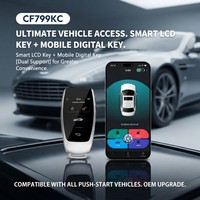 Llave Inteligente para Auto con Pantalla Táctil LCD Universal, Control Remoto sin Llave, Aplicación para Encuentrar la Llave Digital, Control para Autos con Encendido por Botón, Venta al por Mayor