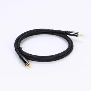 High Quality Gold Plated Plug Fiber Optic Digital Audio Toslink Standard Male To Male Cable M/M