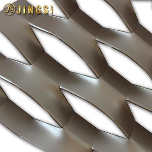 แผ่นอลูมิเนียมประดับเพชรทนทานแผ่นโลหะขยายตาข่ายสำหรับตกแต่งเพชรฝ้าเพดาน - Product Image 2