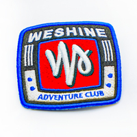 Badges brodés, logo personnalisé, patchs brodés avec dos thermocollant