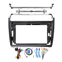 Kit d'intérieur pour autoradio Android Meihua 9 pouces, cadre de fixation, accessoires de voiture, panneau pour VW POLO 2011-2016, protection intérieure