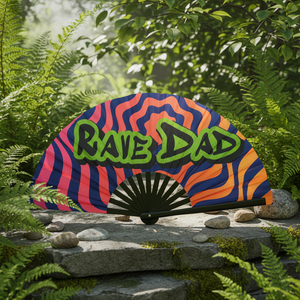 个性化大13英寸升华拍板扇子定制印花空白扇子舞蹈节装饰传统音乐 - Product Image 1