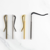 Accessoires de quincaillerie en gros : Porte-reçus, Pince à chèques, Pince à billets à ressort métallique de 70 mm de long