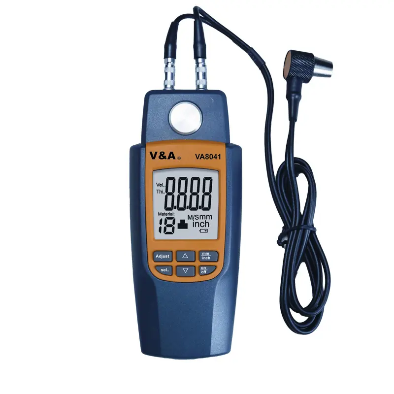 Thickness gauge ultrasonic thickness gauge of glass tube wall copper plate thickness VA8041