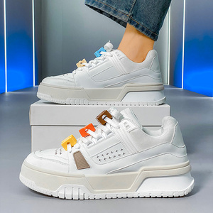 2025 luxe vente chaude concepteur chaussures de marche à lacets haute qualité hauteur augmentant en cuir plate-forme de sport automne saison maille - Product Image 2