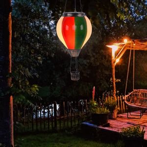 Linterna <span class=keywords><strong>solar</strong></span> de jardín al aire libre de primera calidad IP65 Luz colgante LED impermeable Globo de aire caliente decorativo Iluminación <span class=keywords><strong>solar</strong></span> - Product Image 5