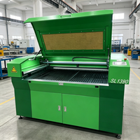 Machine de découpe laser CO2 pour gravure d'étiquettes en cuir acrylique 1300*900mm 150W 100W