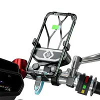 방수 안티-떨어지는 자전거 휴대 전화 브래킷 마운트 홀더 오토바이 휴대 전화 스탠드 5V 2.4A USB 충전기