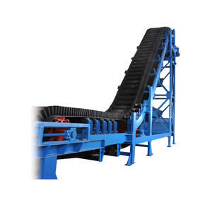 Oluklu yanak ve Cleats 5-50m uzunluk CE sertifikalı Baisheng marka ile yeni büyük açı ayarlanabilir hız bant konveyör - Product Image 6