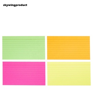 Skywingproduct Trung Quốc Cung cấp nhà máy pastel cầu vồng màu hồng 4x7 ''150gsm thẻ chỉ số với Cai Trị in ấn cho các trường học và văn phòng - Product Image 3