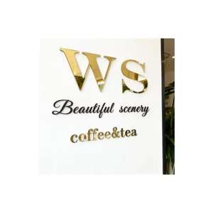 Letrero LED con Logotipo 3D Personalizado, Diseño Gratuito, Panel de Pared Interior, Logotipo de Empresa de Salón de Uñas, Decoración Adhesiva, Letras Acrílicas de Metal Dorado, Nombre de Marca - Product Image 1