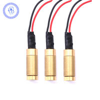 Laiton 532nm 50mW 3.0-3.7V Focalisable Vert Laser Dot Module Diode Laser w/Carte Pilote
