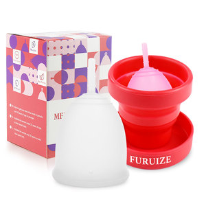 Coupe <span class=keywords><strong>menstruelle</strong></span> 100% silicone de qualité médicale, écologique, réutilisable, hygiénique, coupe <span class=keywords><strong>menstruelle</strong></span> pour femmes, Copa Menstrual <span class=keywords><strong>avec</strong></span> <span class=keywords><strong>applicateur</strong></span> - Product Image 3