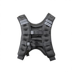 <span class=keywords><strong>Gilet</strong></span> <span class=keywords><strong>lesté</strong></span> réglable unisexe pour l'entraînement physique, la course à pied, les squats, la randonnée et les sports - Product Image 1