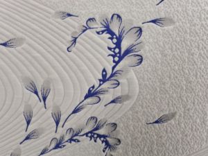 Bonito patrón de pétalos personalizado, tejido de punto Jacquard cómodo de poliéster, para el hogar - Product Image 2