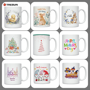 Taza de Cerámica Blanca de 11 oz para Sublimación con Logo Personalizado Impreso para Promoción - Product Image 2