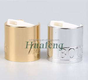 <span class=keywords><strong>EUPHORIA</strong></span> Tapas de Rosca de Alta Calidad de 24 mm, 28 mm, 24/410, de Aluminio y Plástico, Color Plateado Mate, Antiderrames, con Disco Dorado, para Botellas de Cosméticos - Product Image 2