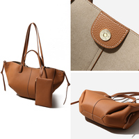 vente en gros OEM 2024 dames vintage mode grande capacité haut de gamme en cuir véritable femmes sacs fourre-tout à bandoulière