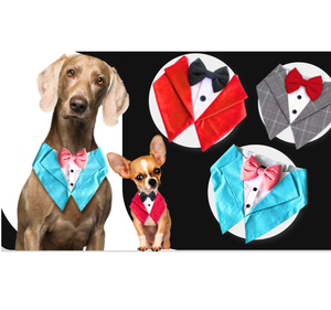 Wholesale AQUA BLAZE Dog <b>Bandana</b> High Quality Pet Neckerchief with Stylish Printed Design for Dogs <b>Puppies</b> Outdoor Activities - Product Image 1