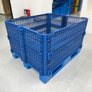 Palet <span class=keywords><strong>de</strong></span> Plástico <span class=keywords><strong>de</strong></span> <span class=keywords><strong>Polipropileno</strong></span> 100% Reciclado con Collar para la Industria <span class=keywords><strong>de</strong></span> Manufactura, Comercio y Logística <span class=keywords><strong>de</strong></span> Electrónica - Product Image 4